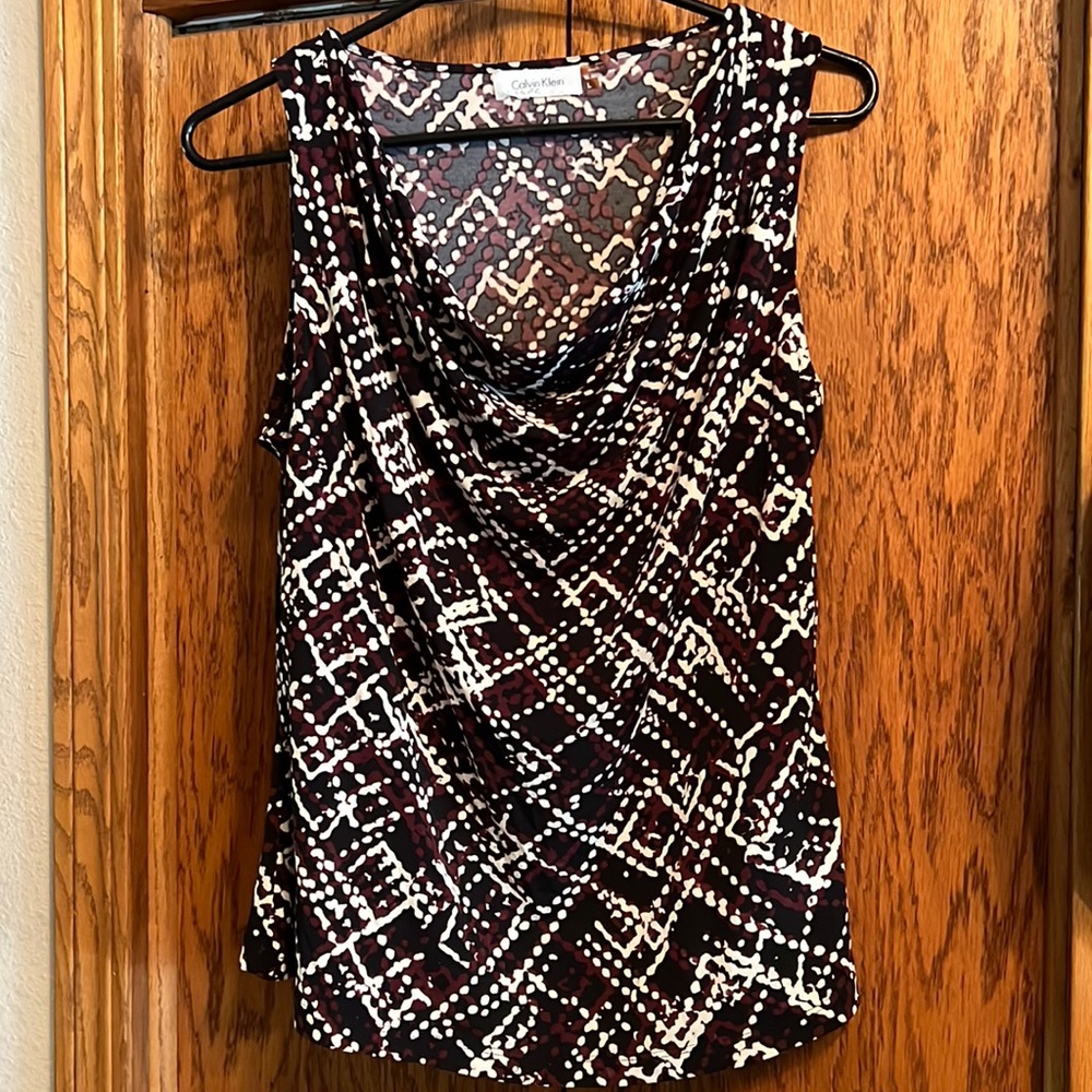 Sleeveless Blouse by Calvin Klein